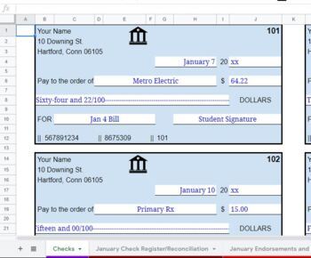 checking account screenshot 1